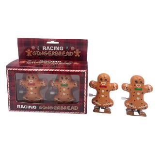 Wind Up Racing Gingerbread People from The Diabolical Gift People