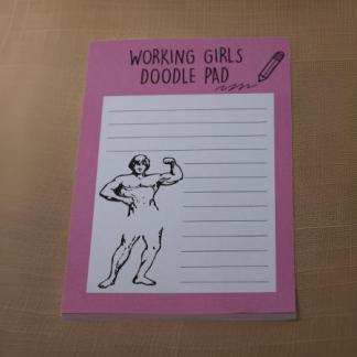 Working Girls Doodle Pad from The Diabolical Gift People