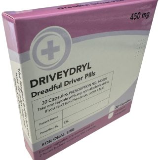 Driveydryl Fun Pills from The Diabolical Gift People